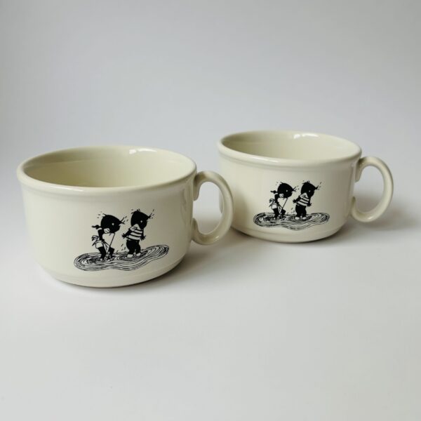 Soepkommen Jip en Janneke - inhoud 300 ml - made England - 2 stuks (2) Soepkommen Jip en Janneke - inhoud 300 ml - made England - 2 stuks (2)