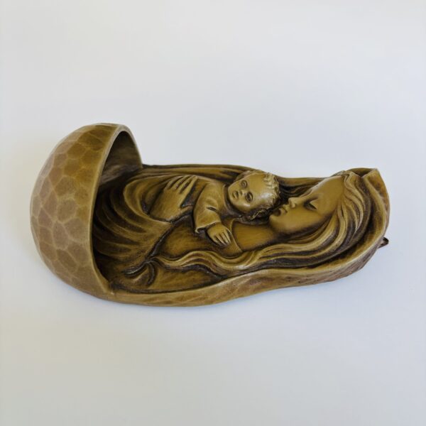 Wijwaterbakje kunststof - 13,5x8x4,5 cm - kleur beige - met ophang mogelijkheid (4) Wijwaterbakje kunststof - 13,5x8x4,5 cm - kleur beige - met ophang mogelijkheid (4)