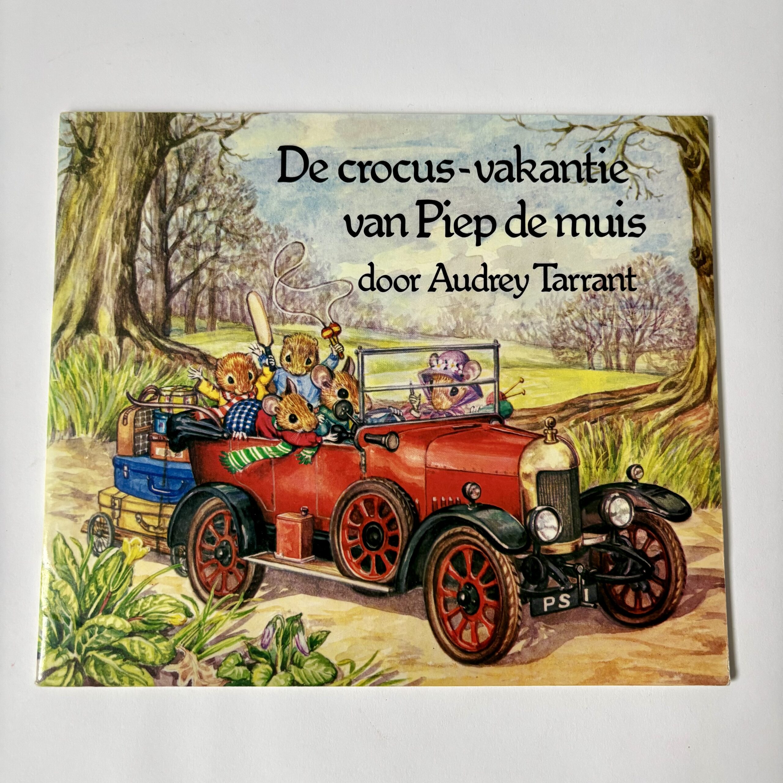 Vintage kinderboek De crocus-vakantie van Piep de muis uit 1983
