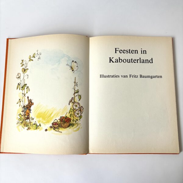Boek Feesten in kabouterland met illustraties van Fritz Baumgarten (2)