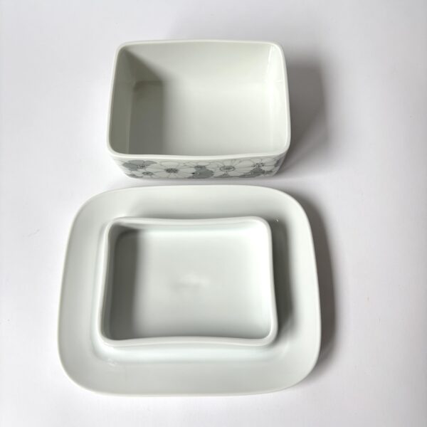 Botervloot rechthoekig - Rosenthal Studio-linie Germany - afm. 17,5x14,5x6 cm (2)