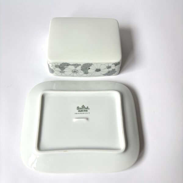 Botervloot rechthoekig - Rosenthal Studio-linie Germany - afm. 17,5x14,5x6 cm (3)
