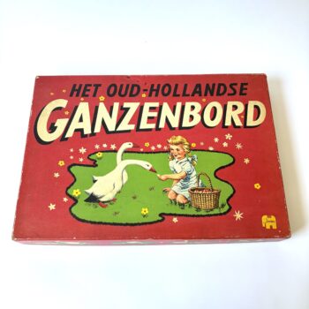 Vintage Ganzenbord Spel- Het Oud-Hollandse Ganzenbord van Jumbo uit de jaren 60