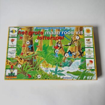 Het grote maan roos vis letterspel van uitgeverij Zwijsen