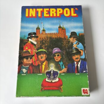 Vintage spel Interpol van gezelschapsspellenmerk Jumbo uit 1978