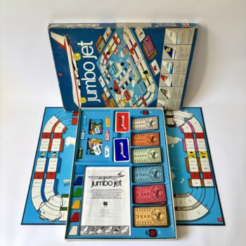 Vintage luchtvaart spel Jumbo Jet uit 1979
