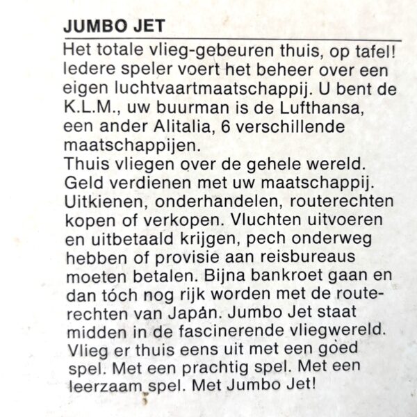 Jumbo Jet uit 1979 - Jumbo Hausemann & Hötte (4)