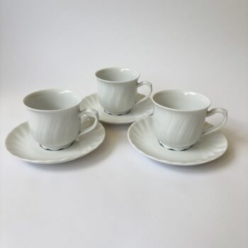 Vintage Seltmann Weiden porseleinen koffiekoppen met schotel van Douwe Egberts