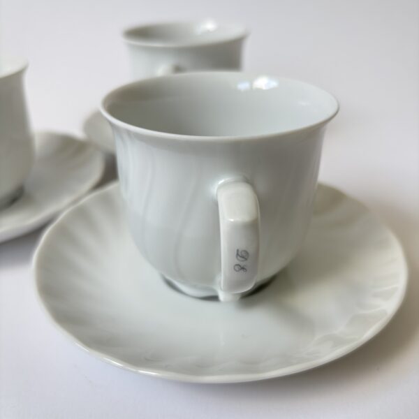 Vintage Seltmann Weiden porseleinen koffiekoppen met schotel van Douwe Egberts