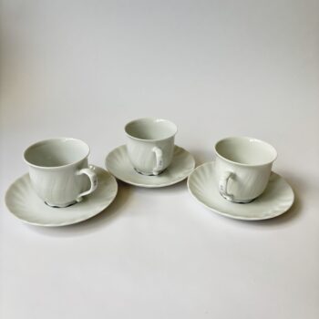 Vintage Seltmann Weiden porseleinen koffiekoppen met schotel van Douwe Egberts