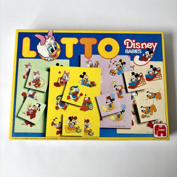 Vintage Lotto Disney Babies van Jumbo met spelregels uit 1987