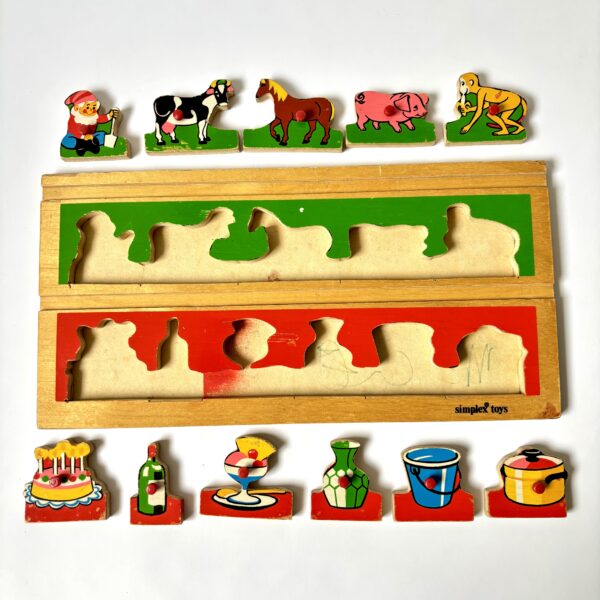 Noppenpuzzel van Simplex Toys - 11 stukken - afmeting 30x15 cm (2)