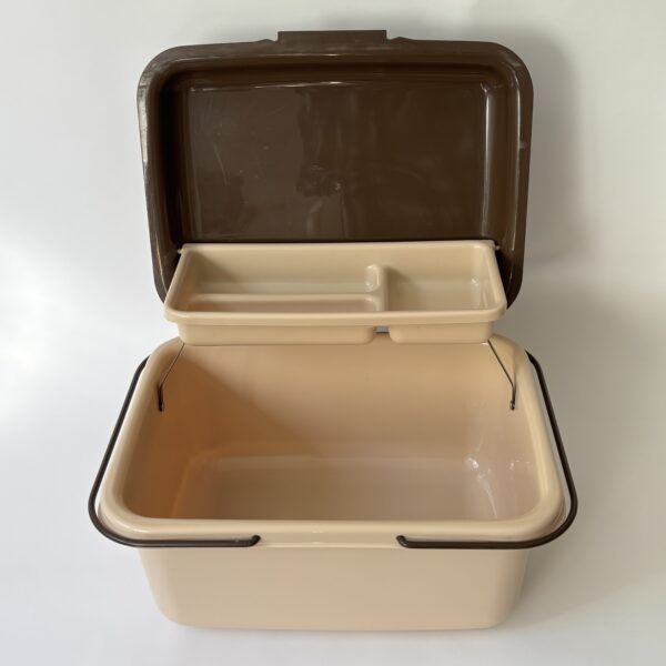 Opberg box van Curver - kleur bruin-creme - afmeting 43x31x23 cm (4)
