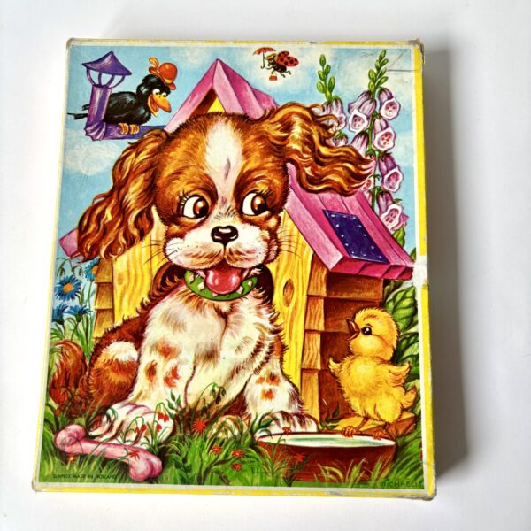 Puzzel Dieren van Simplex - 40 stukken van multiplex - jig-saw puzzel (1) Vintage dieren puzzel van Simplex, made in Holland