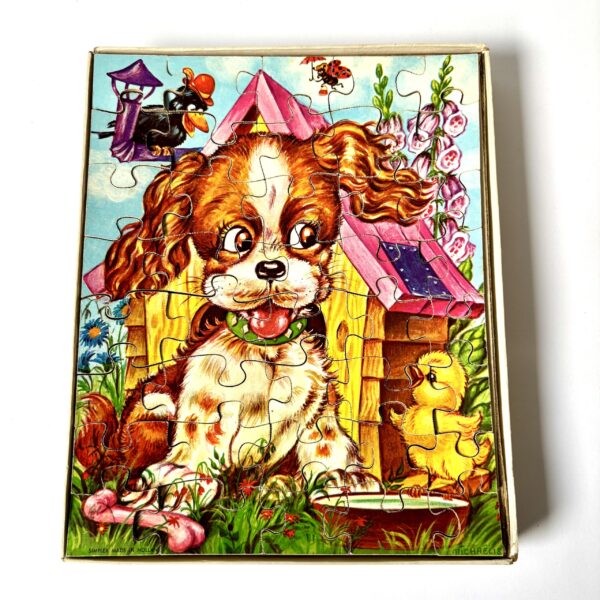 Puzzel Dieren van Simplex - 40 stukken van multiplex - jig-saw puzzel (3) Vintage dieren puzzel van Simplex, made in Holland