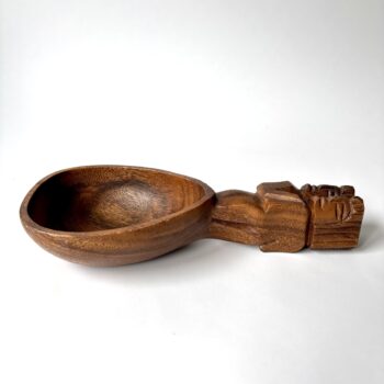 Vintage decoratieve houten snackbak die je voor meerdere doeleinden kunt gebruiken