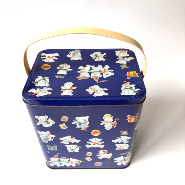Blik beren met hengsel - afmeting 21,5 x 19 x 15 cm (3)