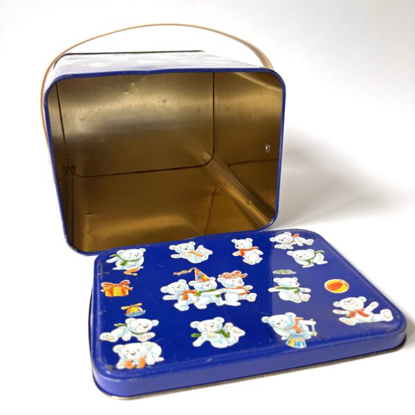 Blik beren met hengsel - afmeting 21,5 x 19 x 15 cm (4)