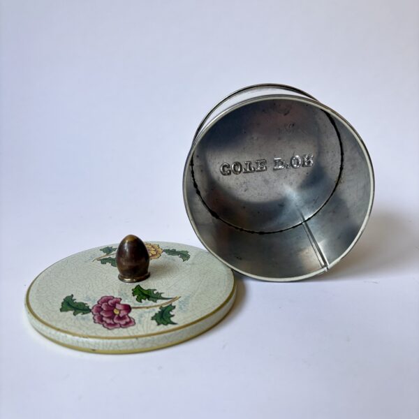 Bonbon blik Cote D'or - diameter 11,5 cm - hoogte 11 cm (3) Bonbon blik Cote D'or - diameter 11,5 cm - hoogte 11 cm (3)