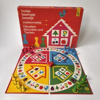 Vintage spel huisje boompje beestje van Sio (Speelgoed Industrie Overijssel) uit de jaren 70