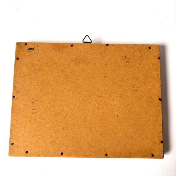 Lijst met prent van twee kinderen met handen gevouwen, in gebed - afmeting 21,5x16,5 cm (4)