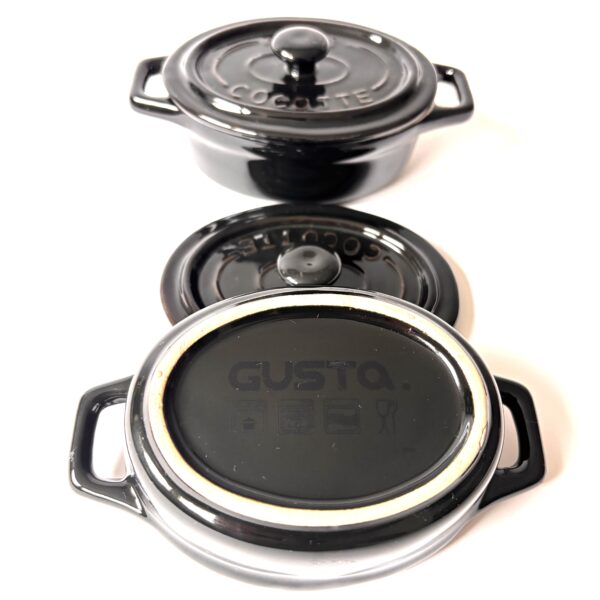 Mini Gusta cocotte - zwart - 2 stuks (3)