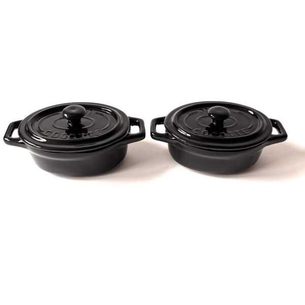 Mini Gusta cocotte - zwart - 2 stuks (4)