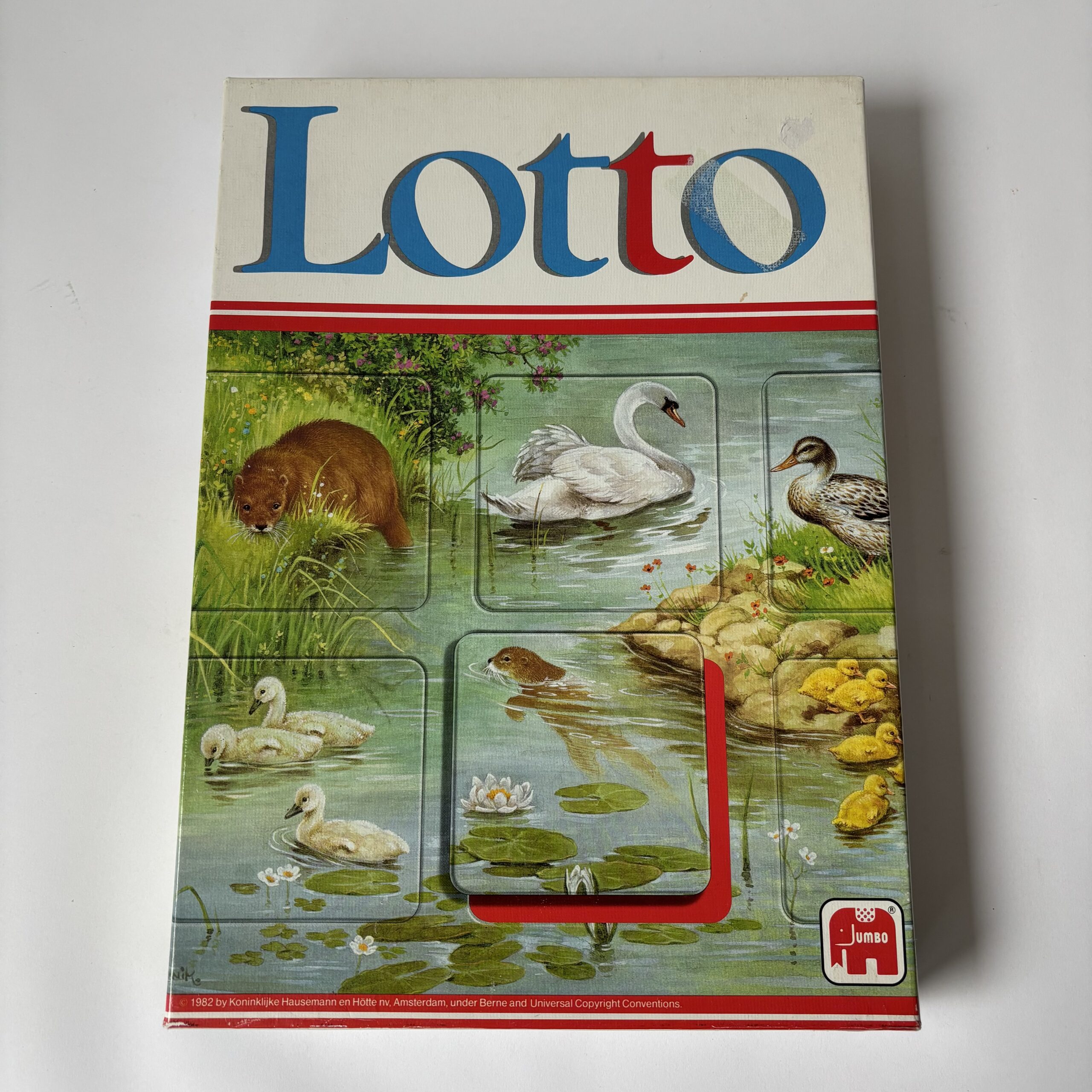 Vintage Dieren Lotto van Jumbo uit 1982