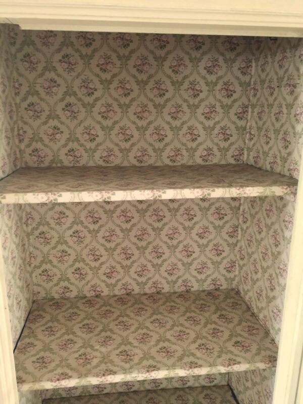 Kast - afm. 183x75x50 cm - kleur zacht geel (7)