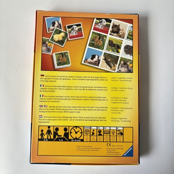 Vintage Lotto Ravensburger uit 2003