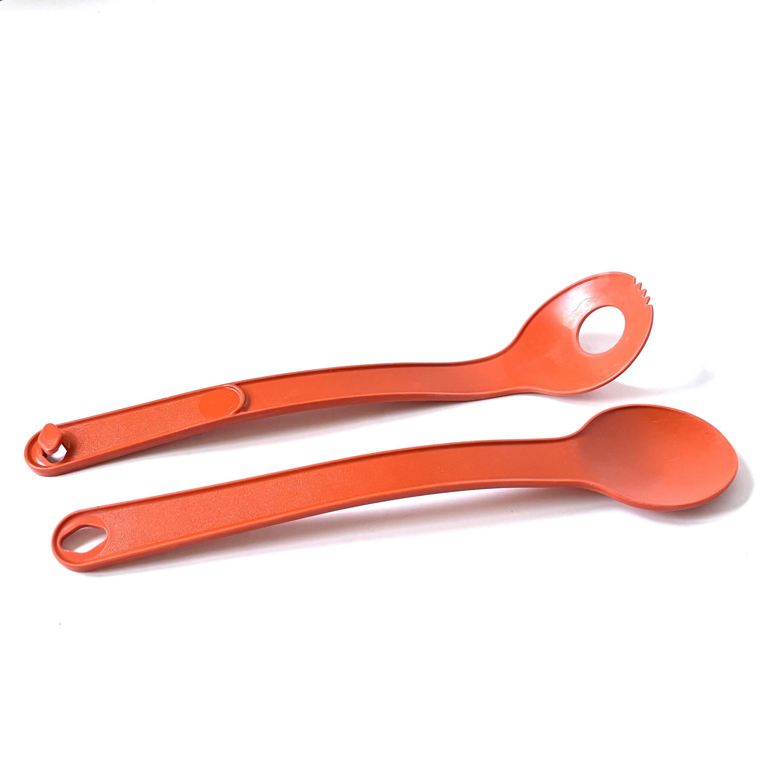 Slabestek 2-delig Tupperware – donkeroranje – lengte 30 cm (2) Slabestek 2-delig Tupperware – donkeroranje – lengte 30 cm (2)