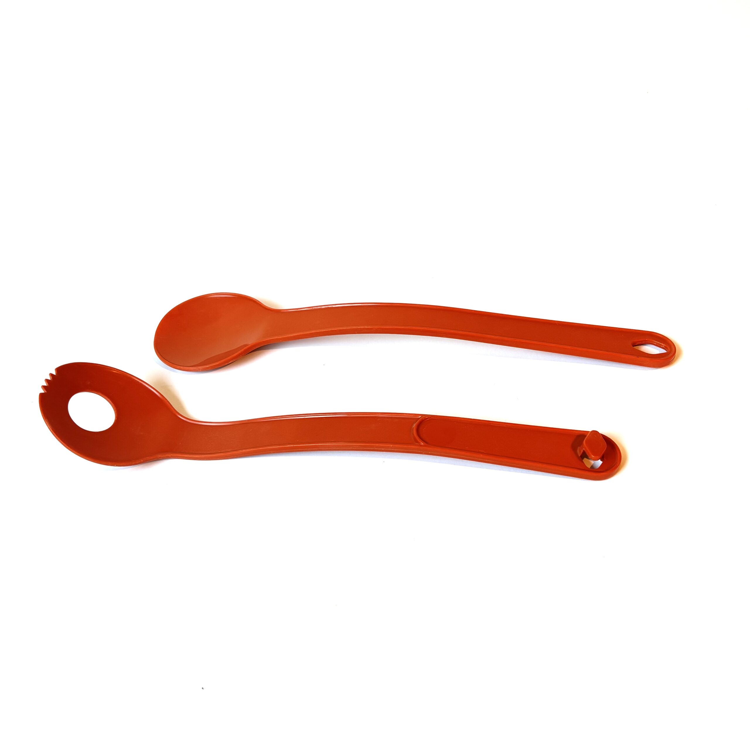 Slabestek 2-delig Tupperware – donkeroranje – lengte 30 cm (5) Slabestek 2-delig Tupperware – donkeroranje – lengte 30 cm (5)