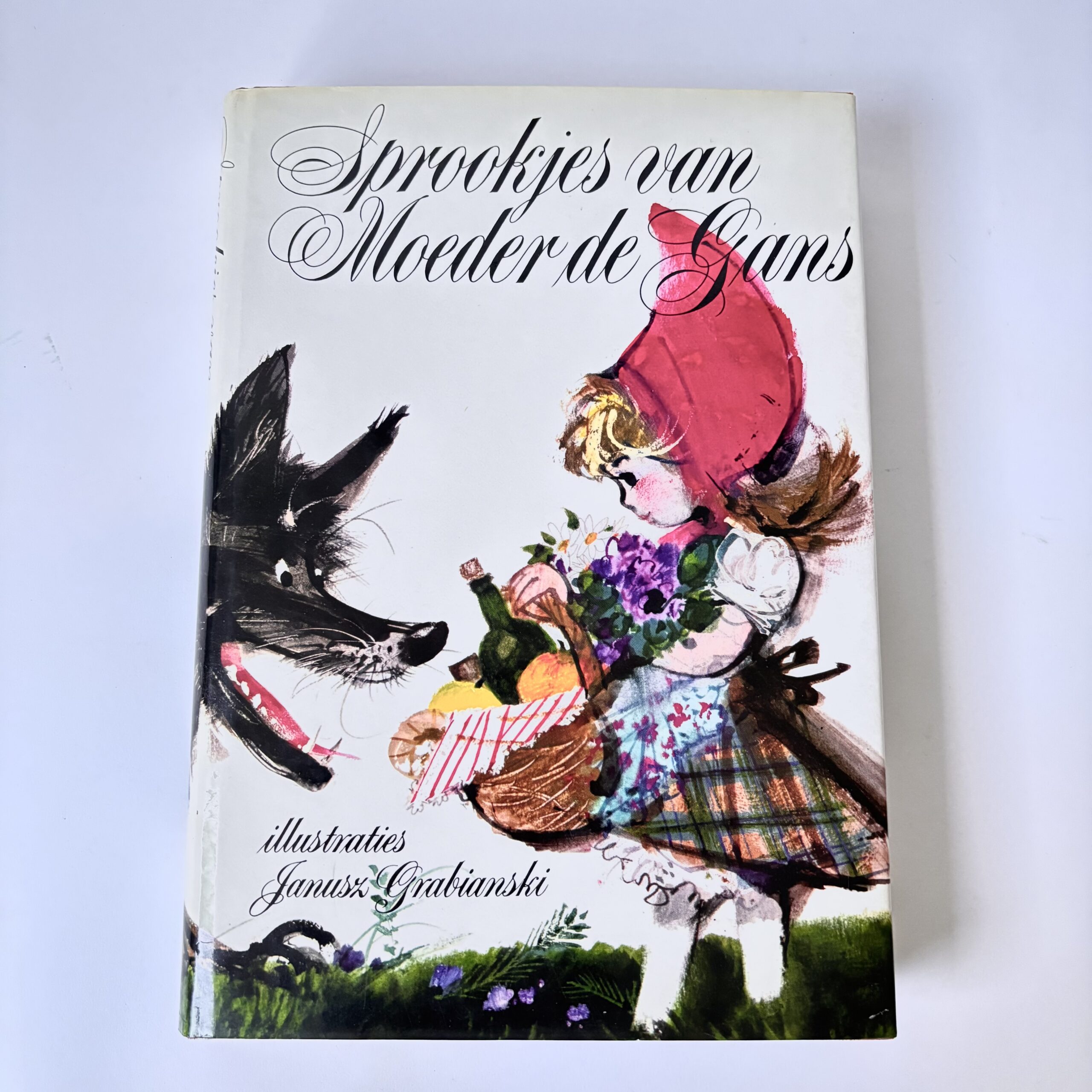 Vintage boek Sprookjes van Moeder de Gans uit 1976