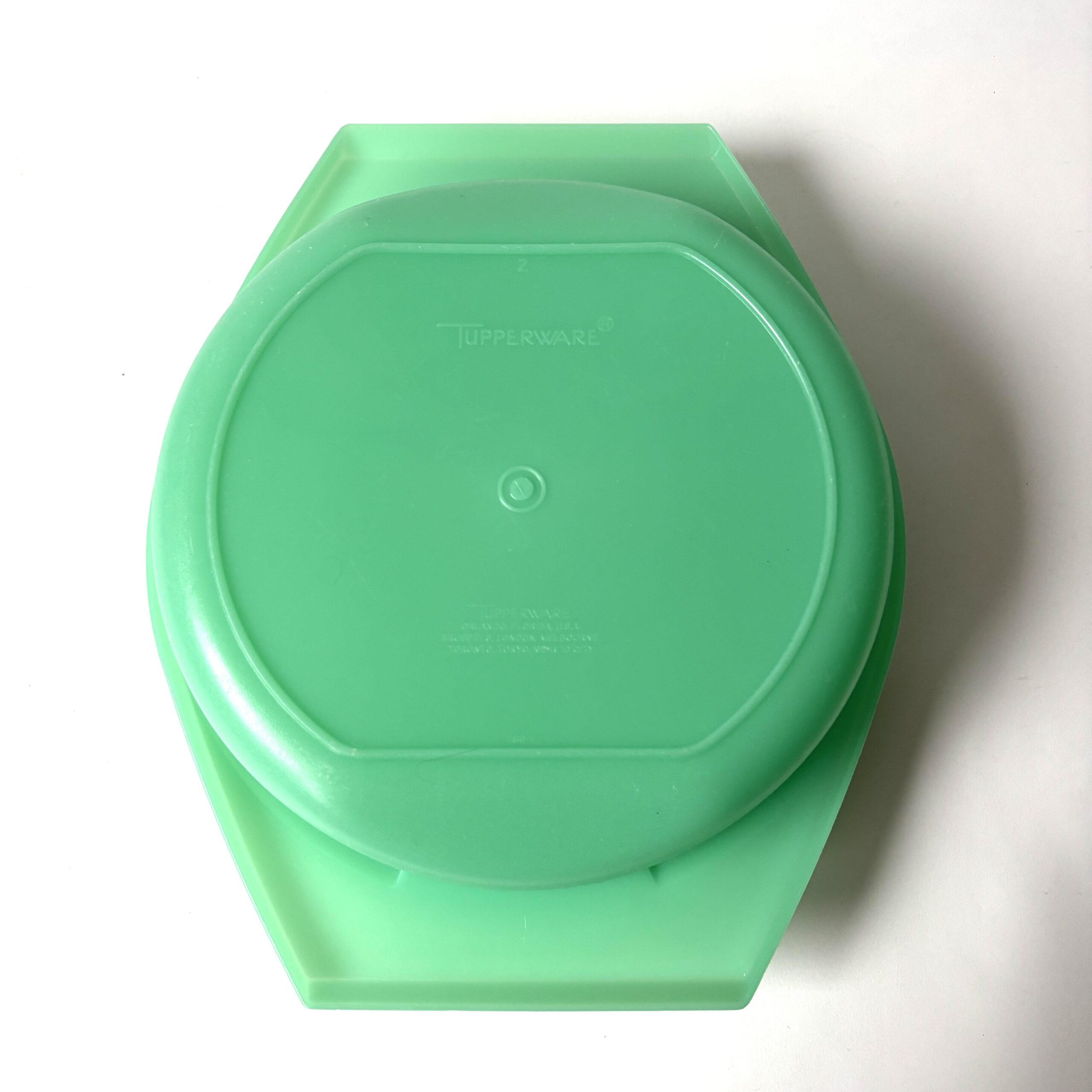 Rasp Tupperware – kleur mint groen – afm. 29x25x8,5 cm (3) Rasp Tupperware – kleur mint groen – afm. 29x25x8,5 cm (3)