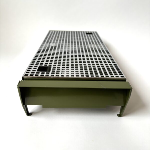 Warmhoudplaat - rechaud Brabantia - 2 pits - olijfgroen - afm. 34x15,5x6,5 cm (2) Warmhoudplaat - rechaud Brabantia - 2 pits - olijfgroen - afm. 34x15,5x6,5 cm (2)