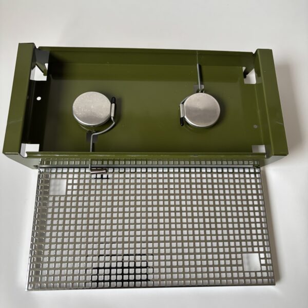 Warmhoudplaat - rechaud Brabantia - 2 pits - olijfgroen - afm. 34x15,5x6,5 cm (4) Warmhoudplaat - rechaud Brabantia - 2 pits - olijfgroen - afm. 34x15,5x6,5 cm (4)