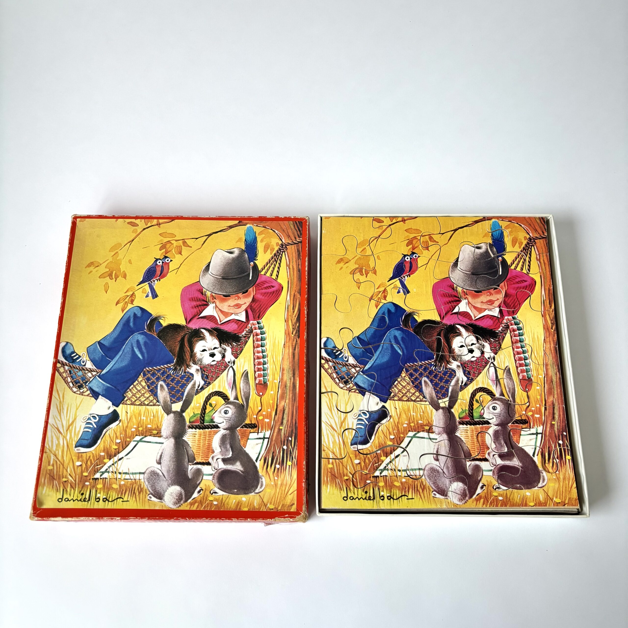 Puzzel van Jig-Saw – 25 houten stukken – afmeting 23×18 cm (2) Puzzel van Jig-Saw – 25 houten stukken – afmeting 23×18 cm (2)