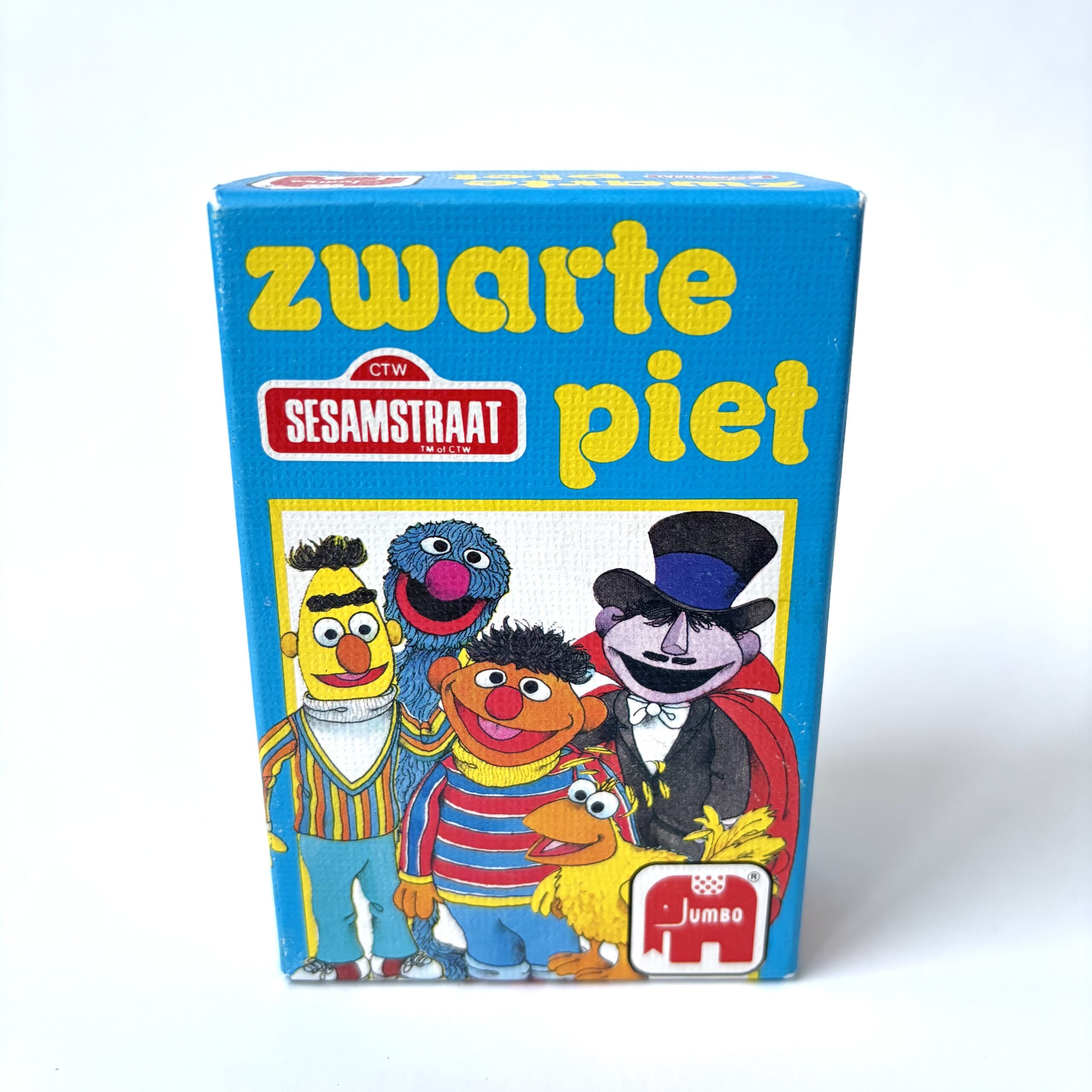 Vintage Sesamstraat zwarte piet van Jumbo uit 1986