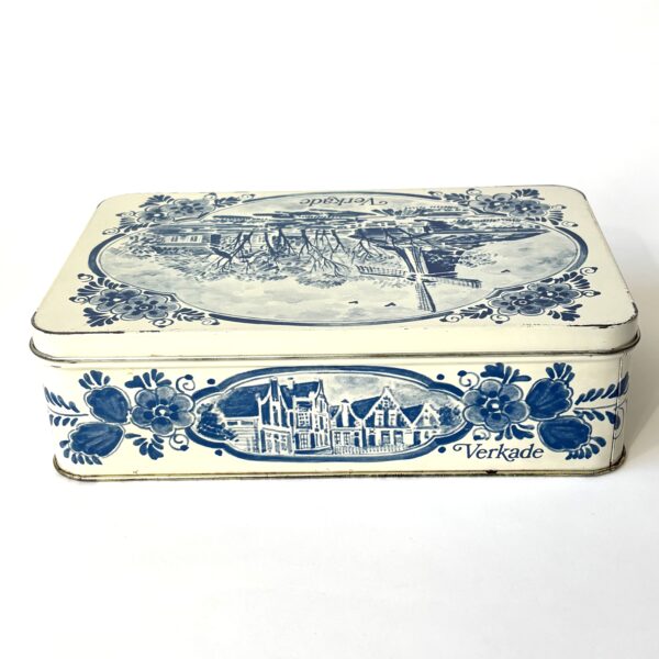 Koektrommel Verkade Hollandse Molen - afmeting 21x13,5x6 cm (3) Koektrommel Verkade Hollandse Molen - afmeting 21x13,5x6 cm (3)