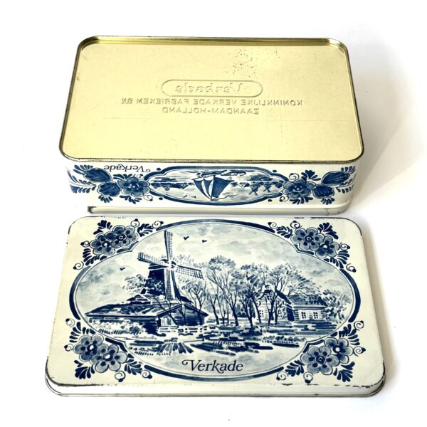 Koektrommel Verkade Hollandse Molen - afmeting 21x13,5x6 cm (5) Koektrommel Verkade Hollandse Molen - afmeting 21x13,5x6 cm (5)