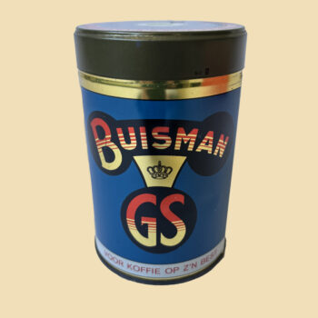 Vintage blik Buisman GS, voor koffie op z'n best