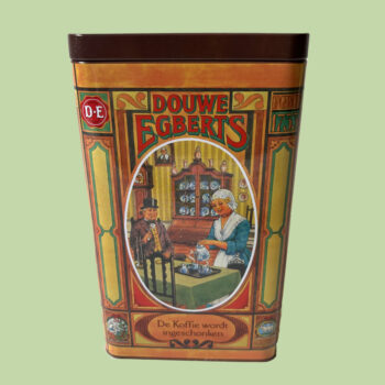 Vintage blik/bewaar bus Koffie van Douwe Egberts