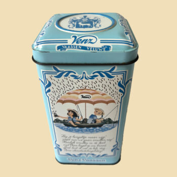 Vintage chocoladehagel blik van Venz Vaassen (Veluwe)
