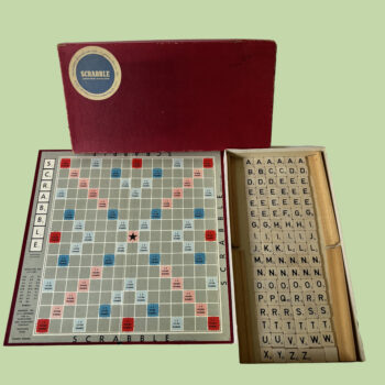 Vintage spel Scrabble uit de jaren 50