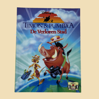 Vintage Disney filmstrip Timon & Pumbaa, de verloren stad uit 1997